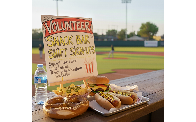 Snack Bar Volunteer Signups